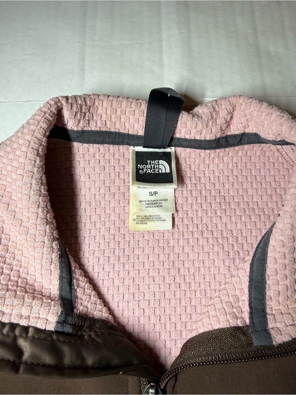 Vintage Y2K The North Face Women’s Small Brown Pink Full Zip Jacket TNF Gorpcore - Picture 3 of 7